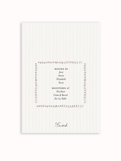 Cake Collection Semi Custom Invitation