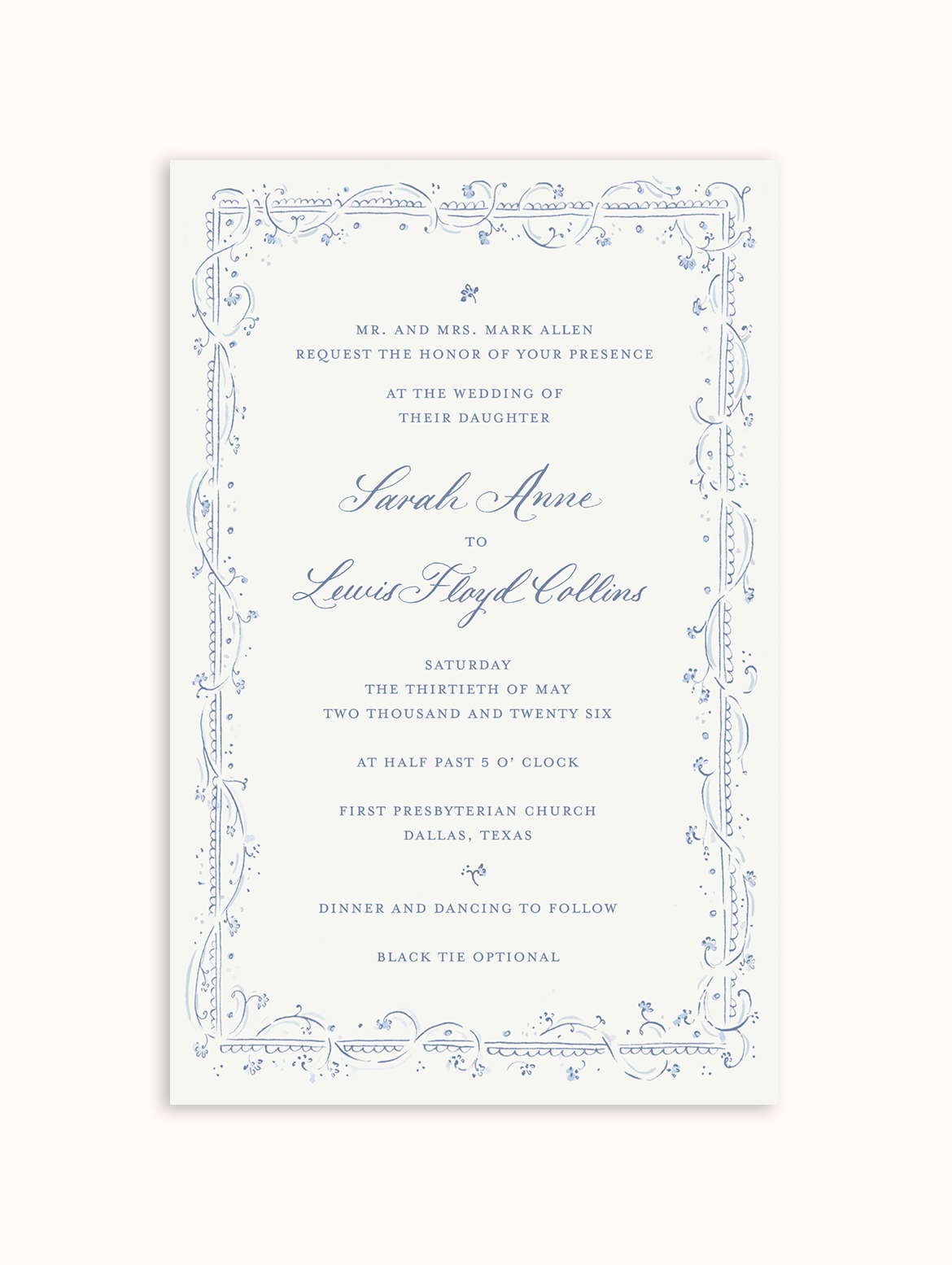 The Clara Wedding Suite in Blue