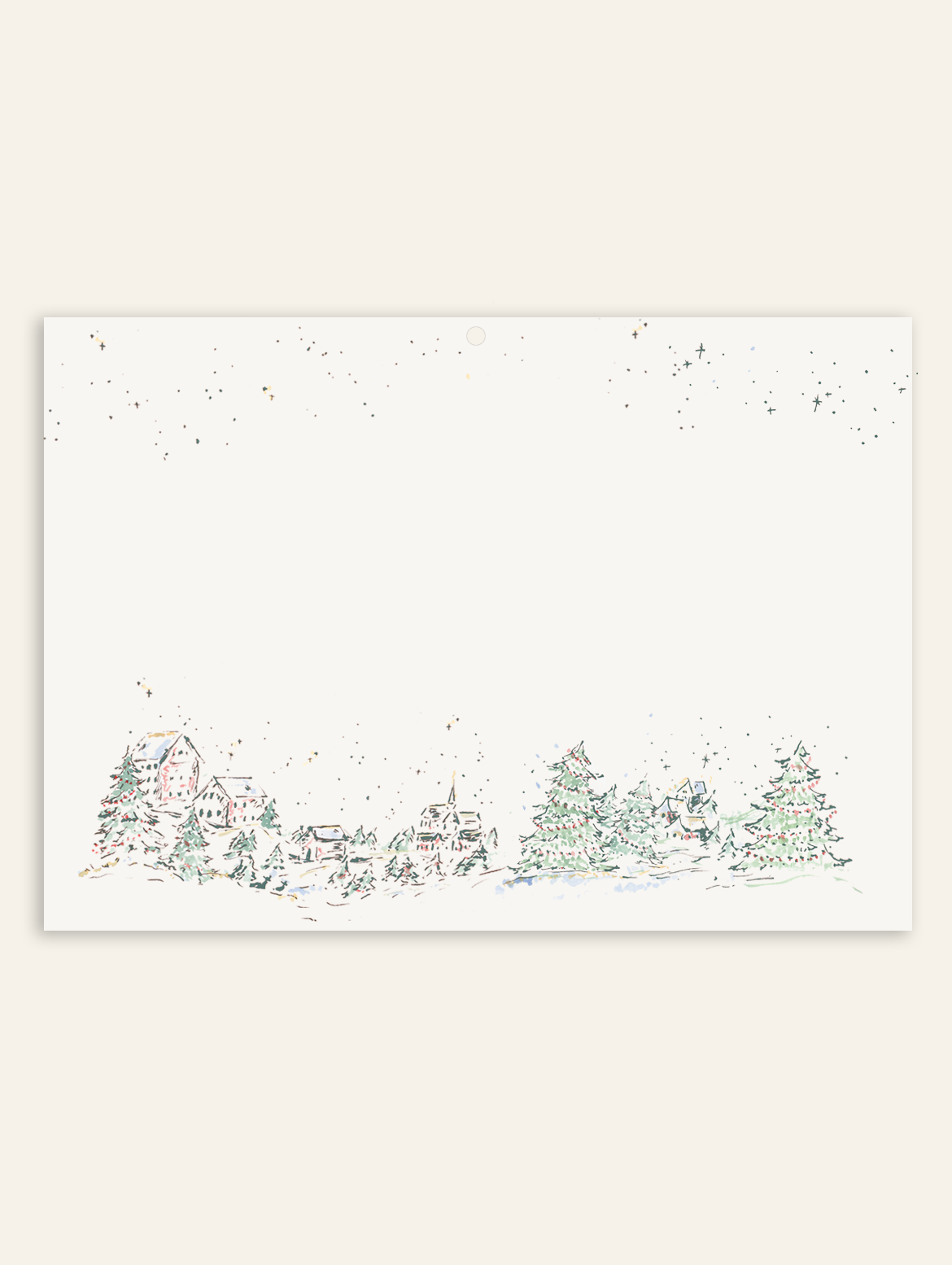 Woodland Village Stationery Set