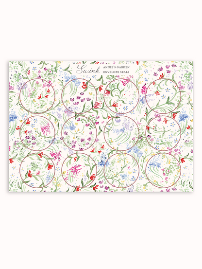 Envelope Sticker Seals - Annie's Garden