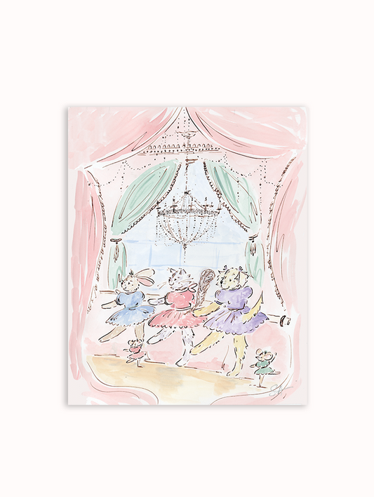 Kiko Ballet Class Art Print