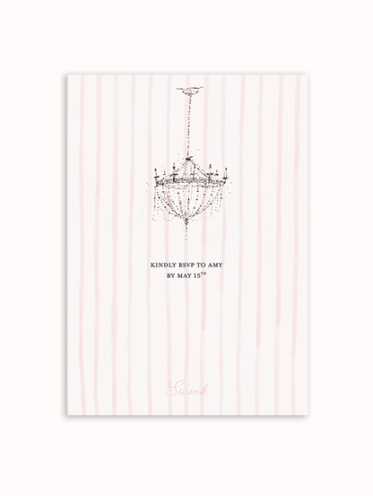 Ballet Class Semi Custom Invitation
