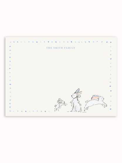 Bunny Family Stationery Set