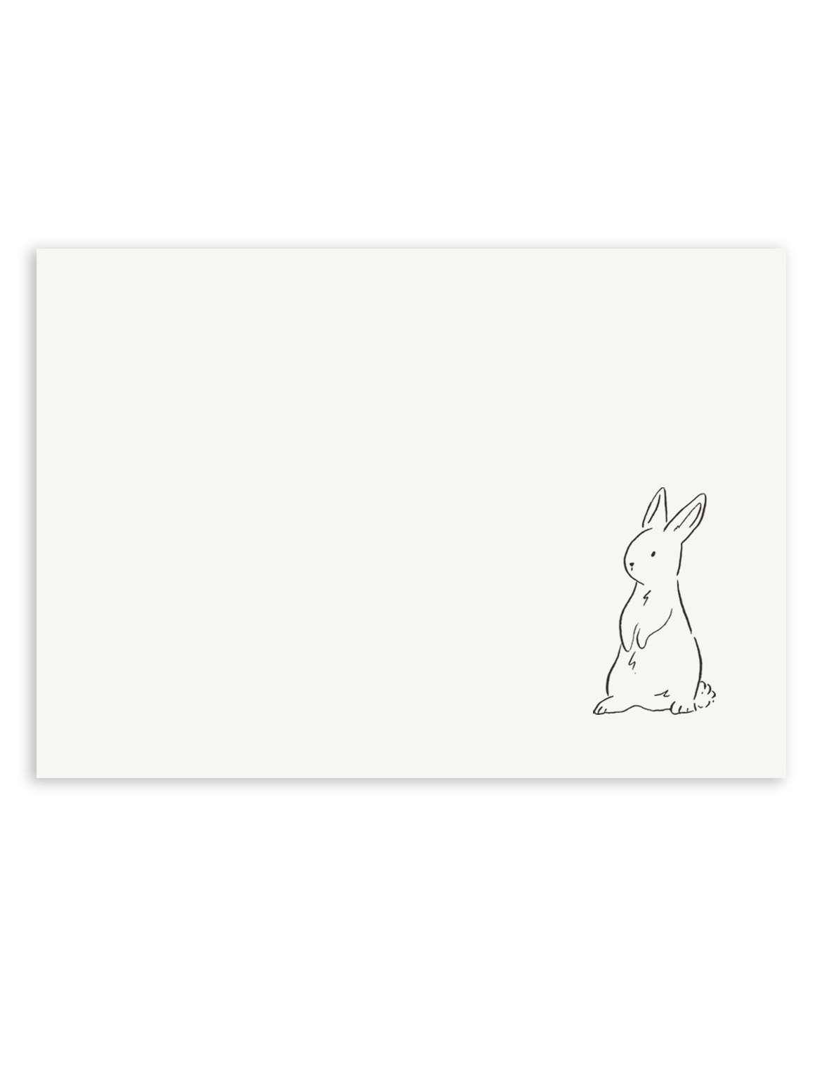 Bunny Sketch Stationery