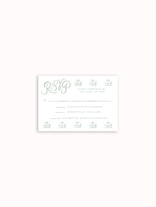 Camilla Green Reply Card