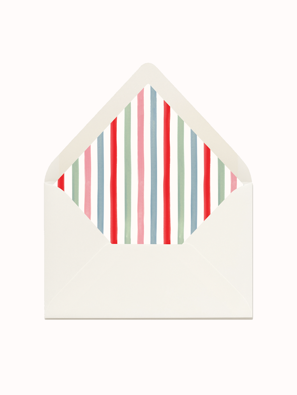 Candy Stripe Photo Holiday Card