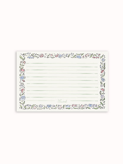 Carmel Border Recipe Cards