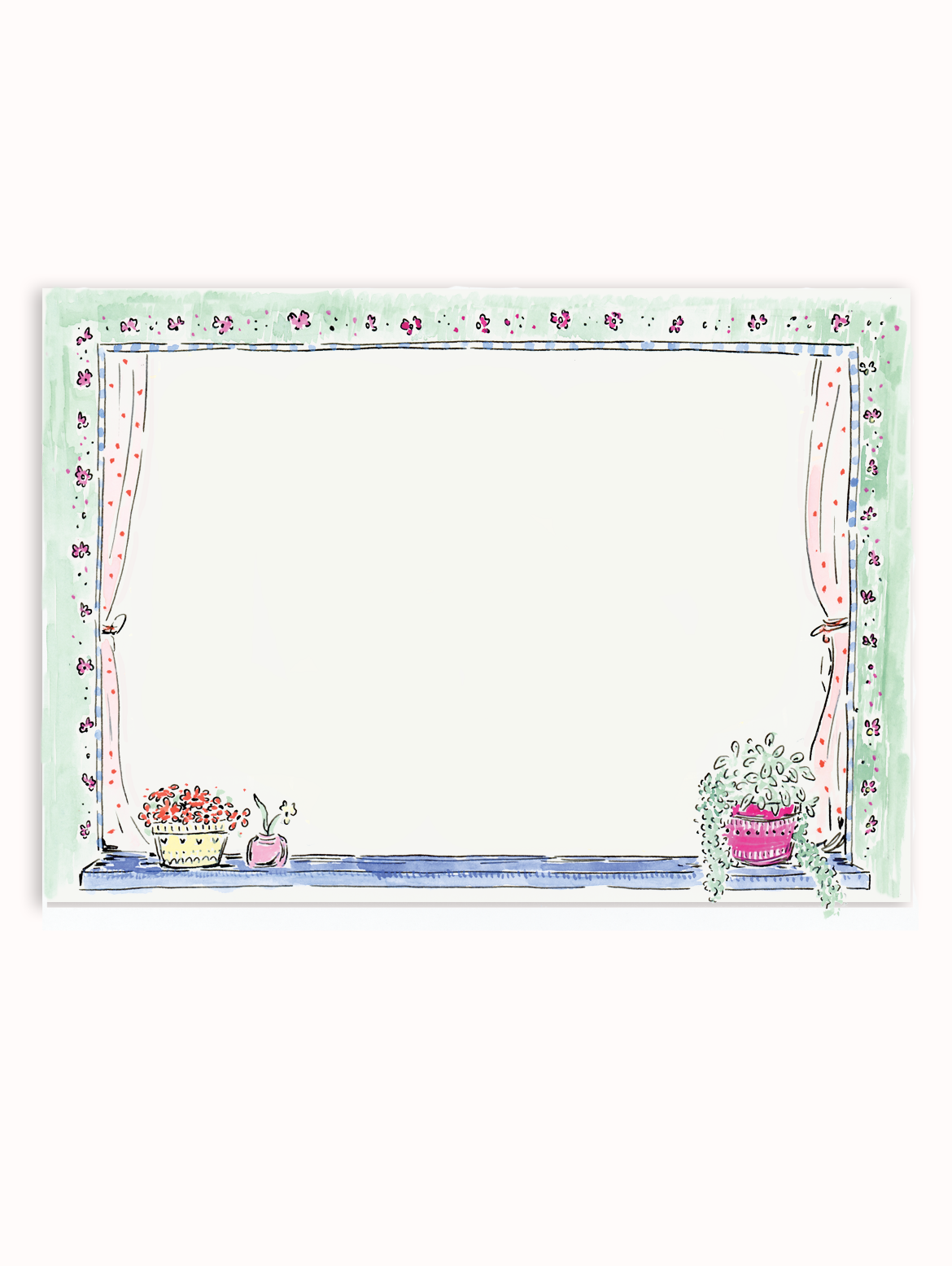 Cheery Windowsill Stationery Set