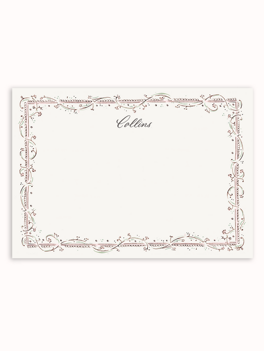 Clara Blush and Sage Stationery Set