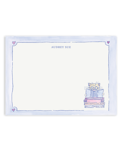 Curious Cat Stationery Set