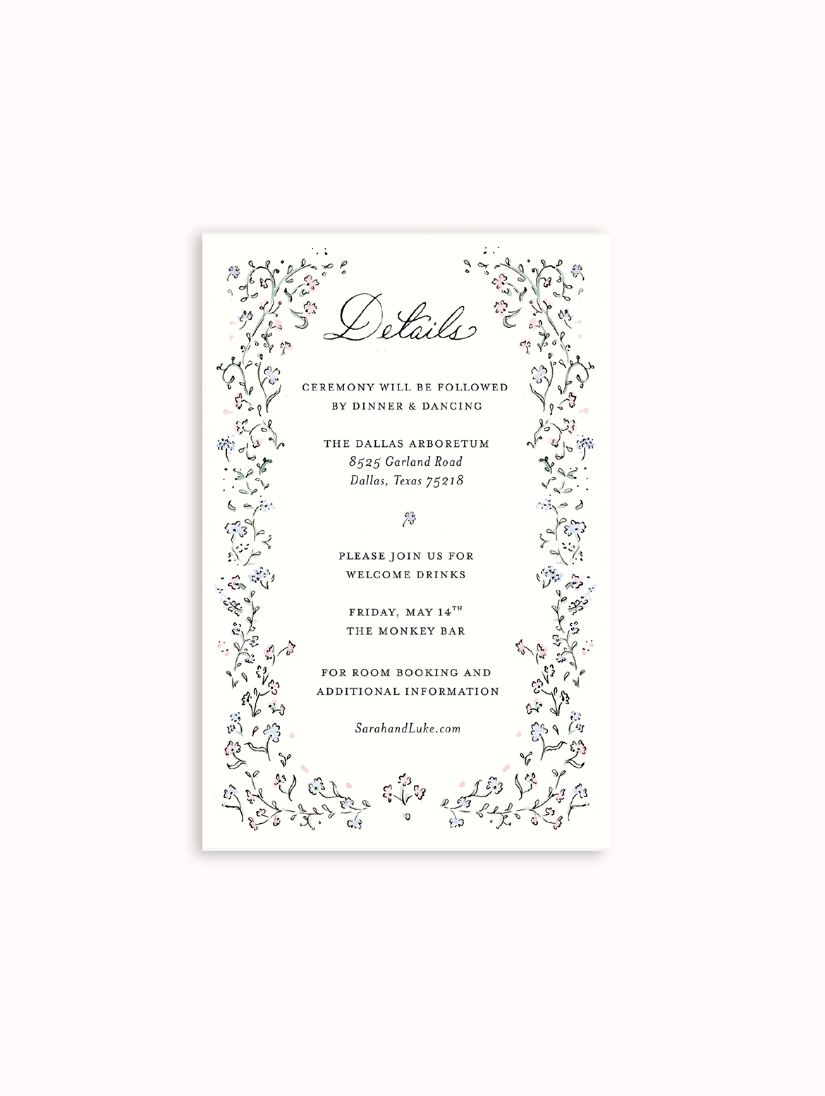 Daphne Classic Details Card