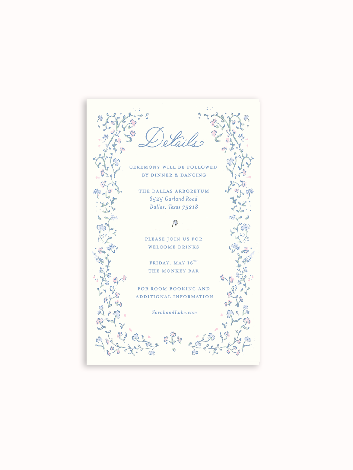 Daphne Blue Details Card