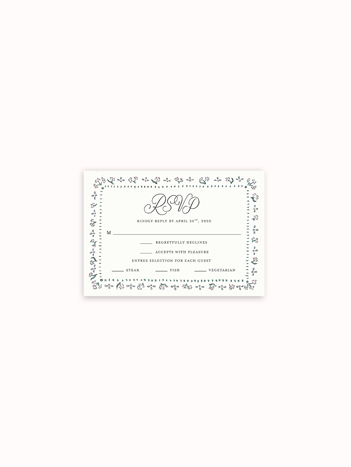 Daphne Classic Reply Card