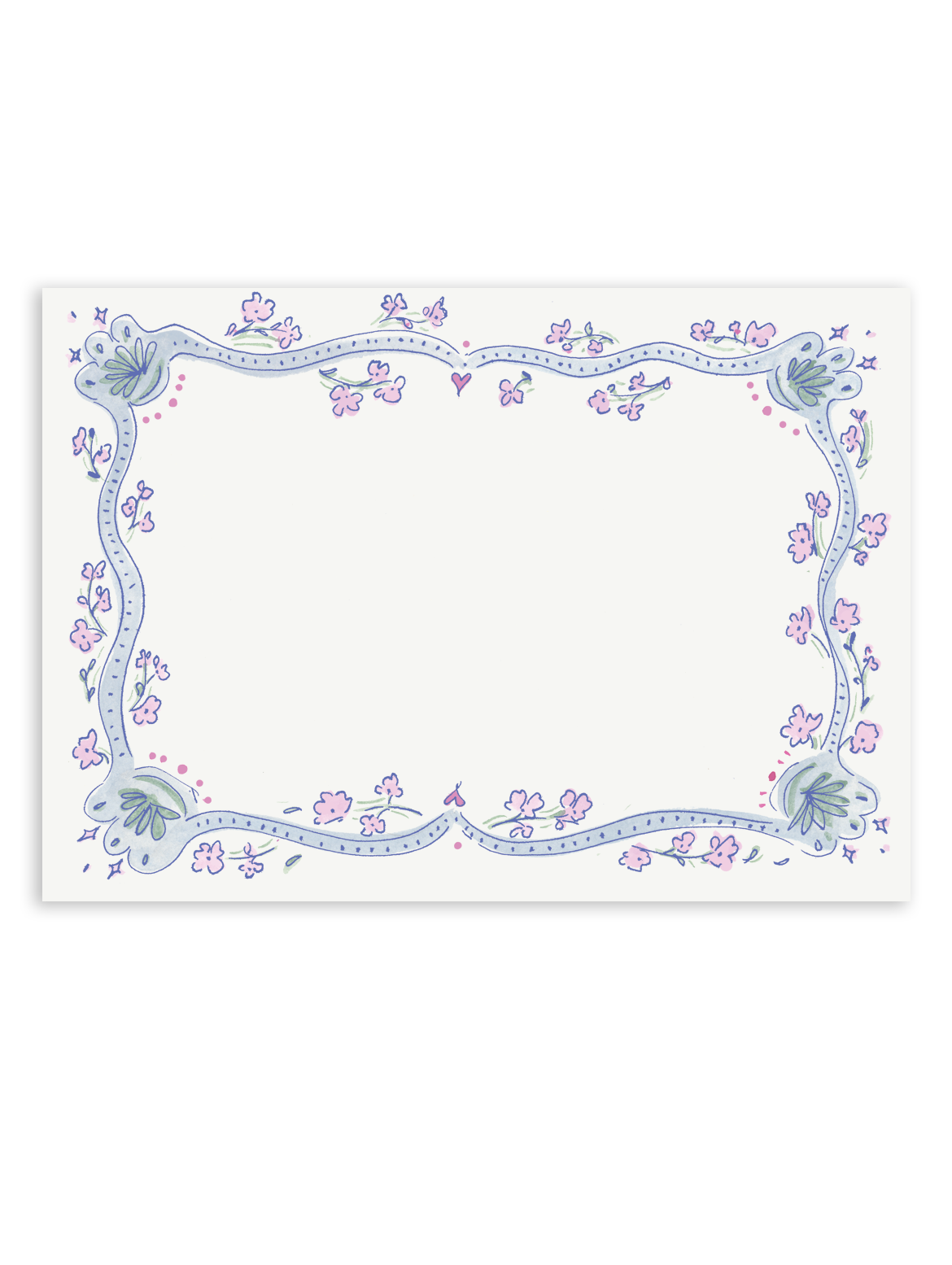 Celeste Border Stationery Set