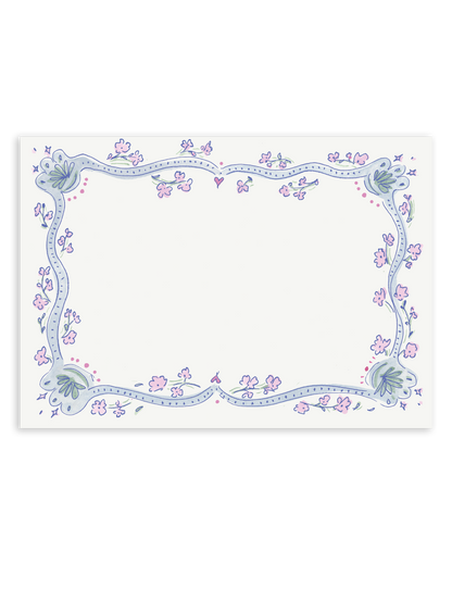Celeste Multicolor Border Stationery Set