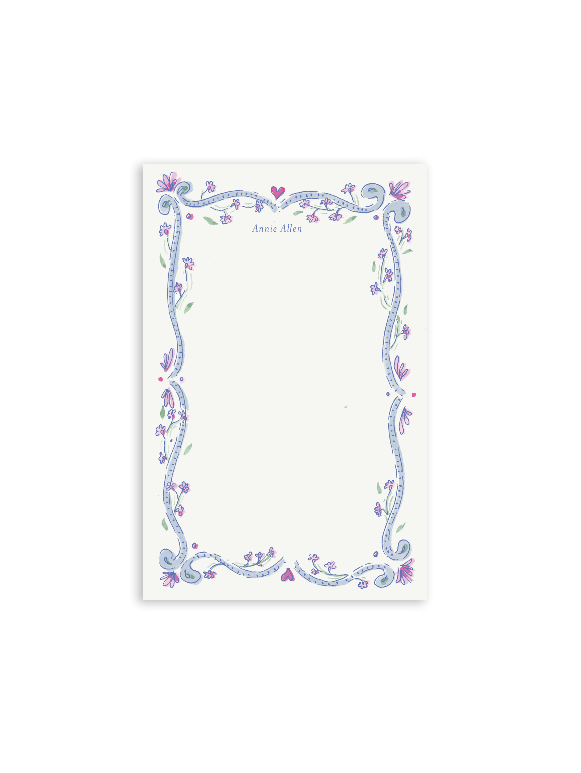Celeste Border Notepad
