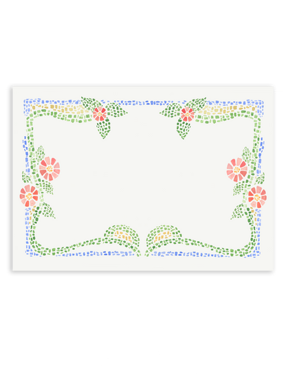 Seville Hand-painted Mosaic Stationery Set