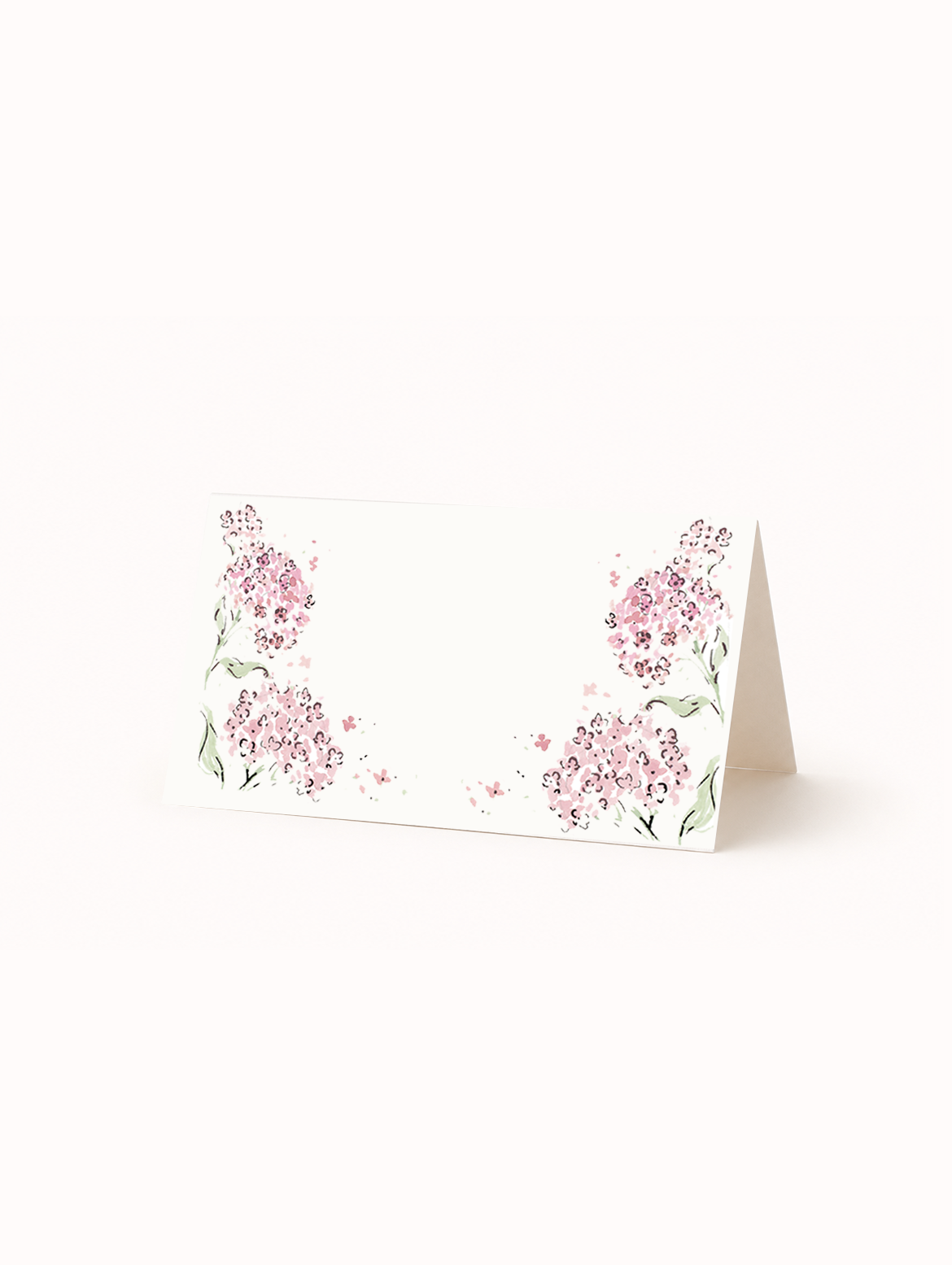 Hydrangea Pink Place Cards
