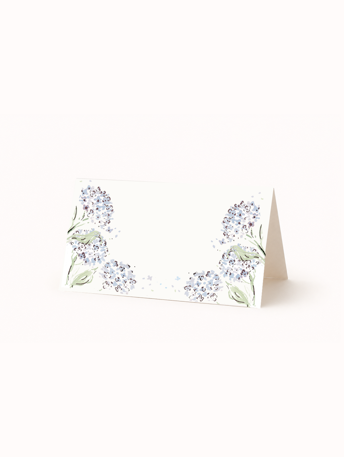 Hydrangea Blue Place Cards