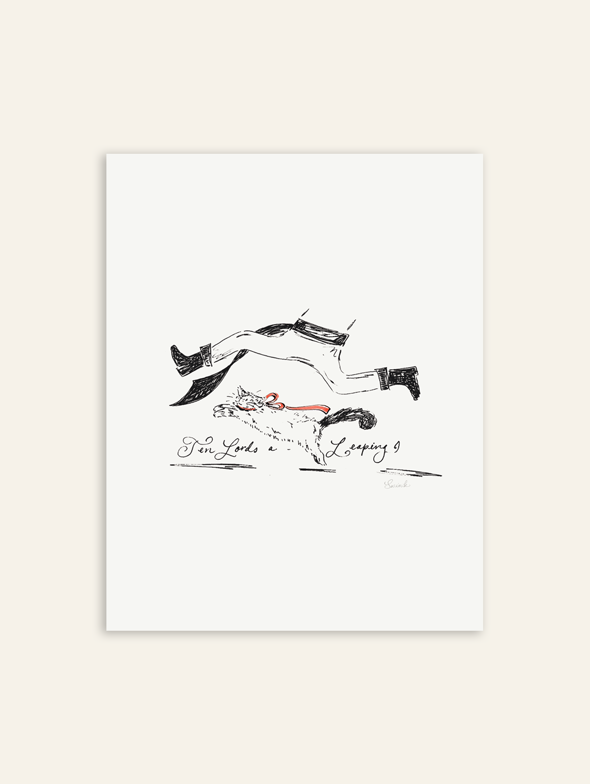 Kiko's 12 Days of Christmas Print Set of 12