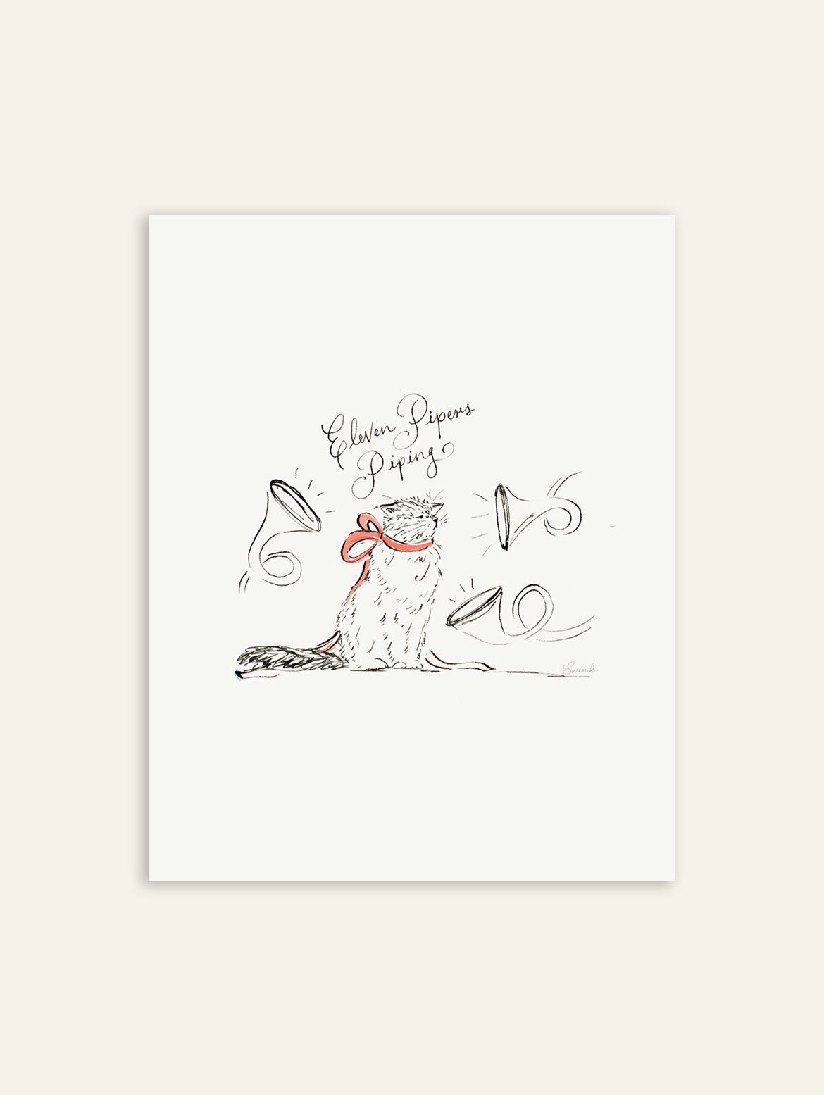 Kiko's 12 Days of Christmas Print Set of 12