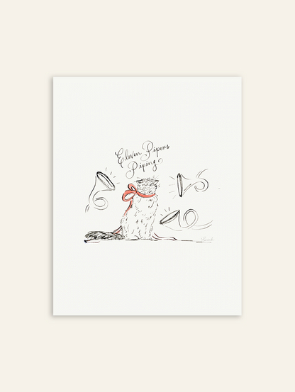 Kiko's 12 Days of Christmas Print Set of 12
