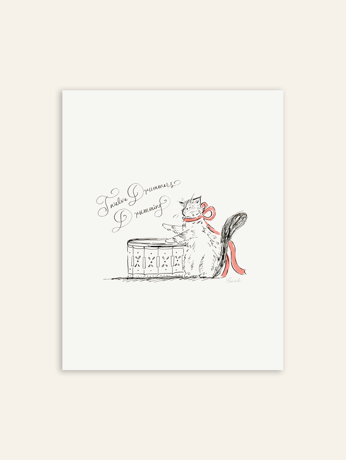 Kiko's 12 Days of Christmas Print Set of 12