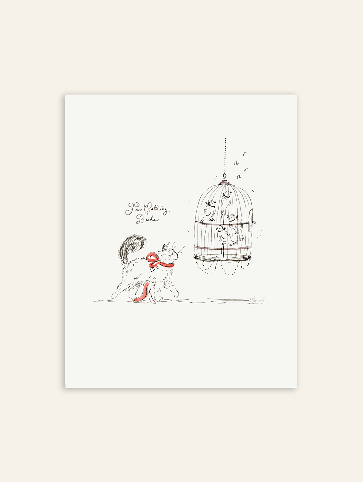 Kiko's 12 Days of Christmas Print Set of 12