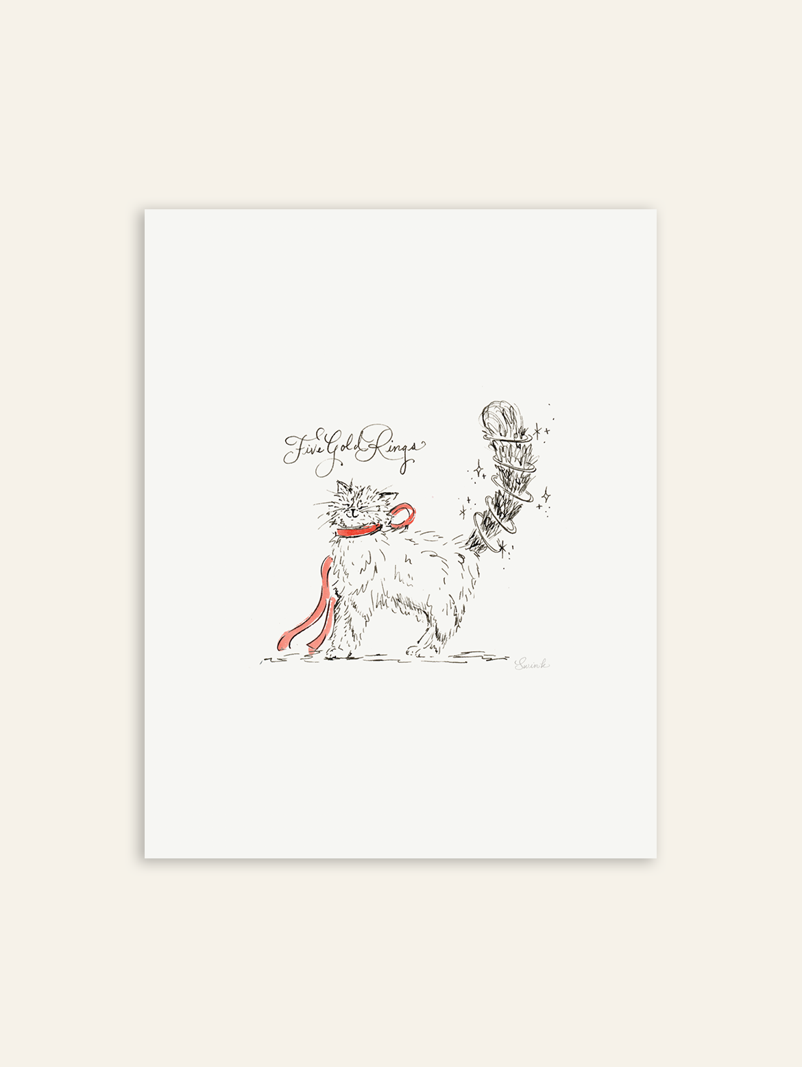 Kiko's 12 Days of Christmas Print Set of 12