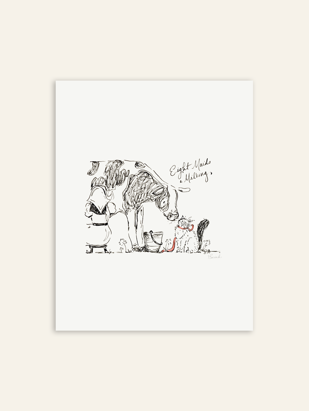 Kiko's 12 Days of Christmas Print Set of 12
