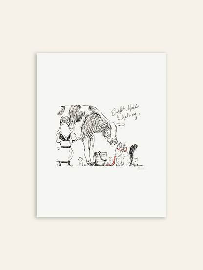 Kiko's 12 Days of Christmas Print Set of 12