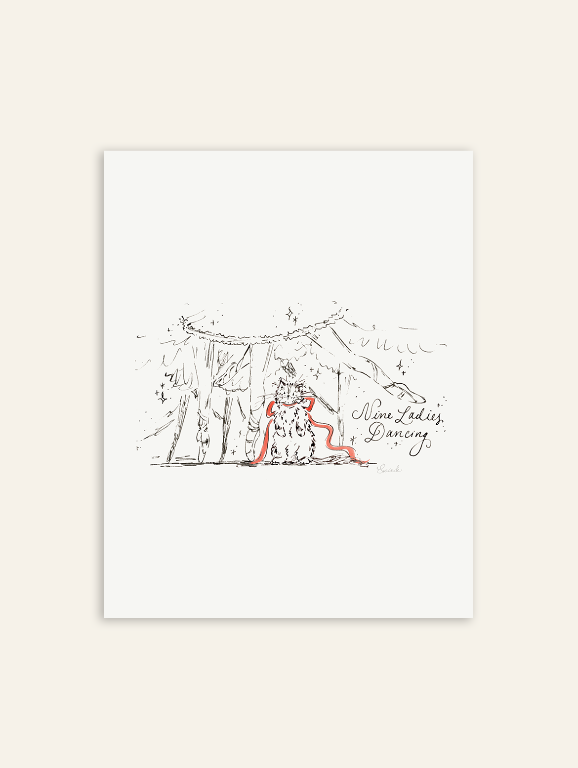 Kiko's 12 Days of Christmas Print Set of 12