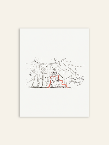 Kiko's 12 Days of Christmas Print Set of 12