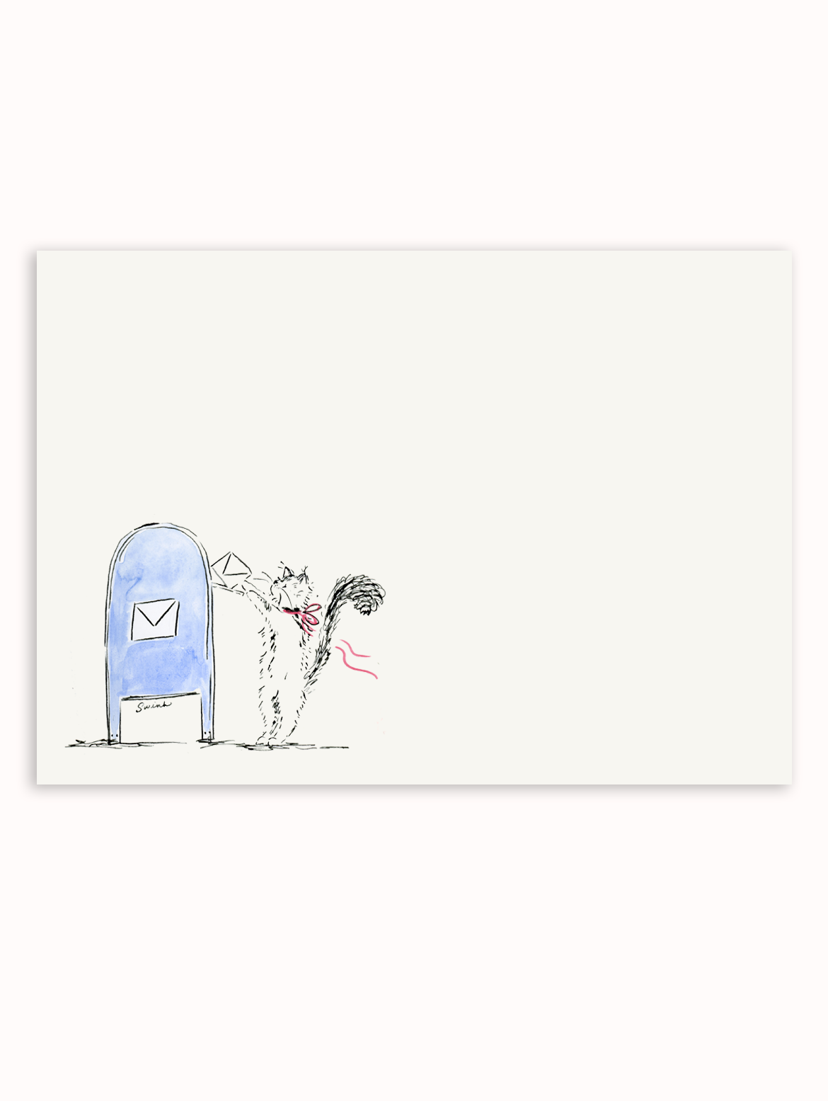 Pawstal Box Stationery Set - Kiko