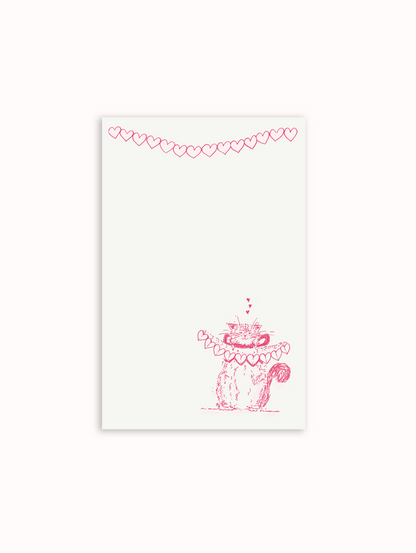 Kiko's Paper Hearts Notepad