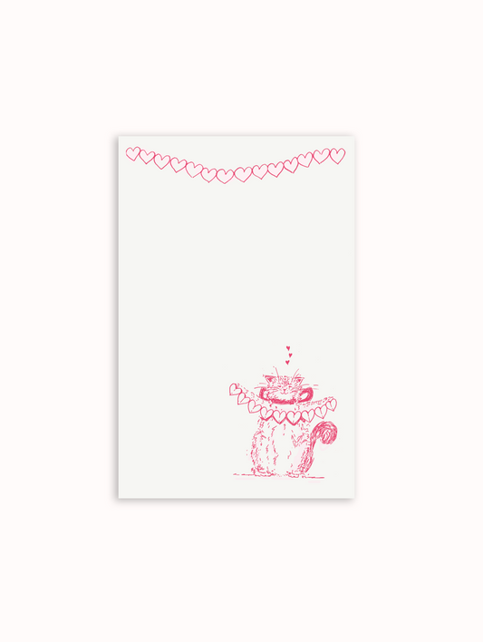 Kiko's Valentine Notepad