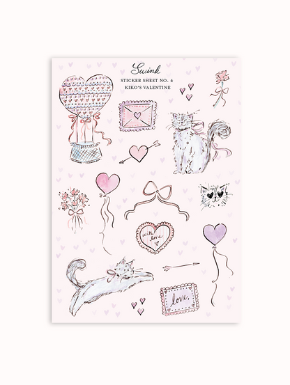 Sticker Sheet No. 4 - Kiko Love