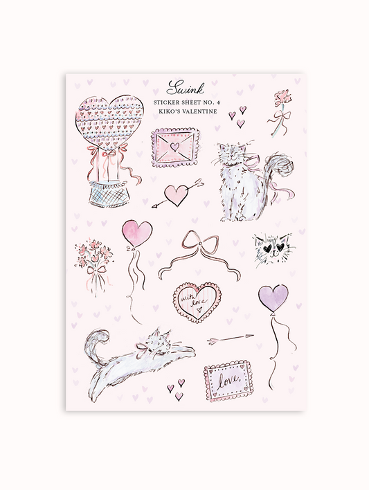 Sticker Sheet No. 4 - Kiko Love