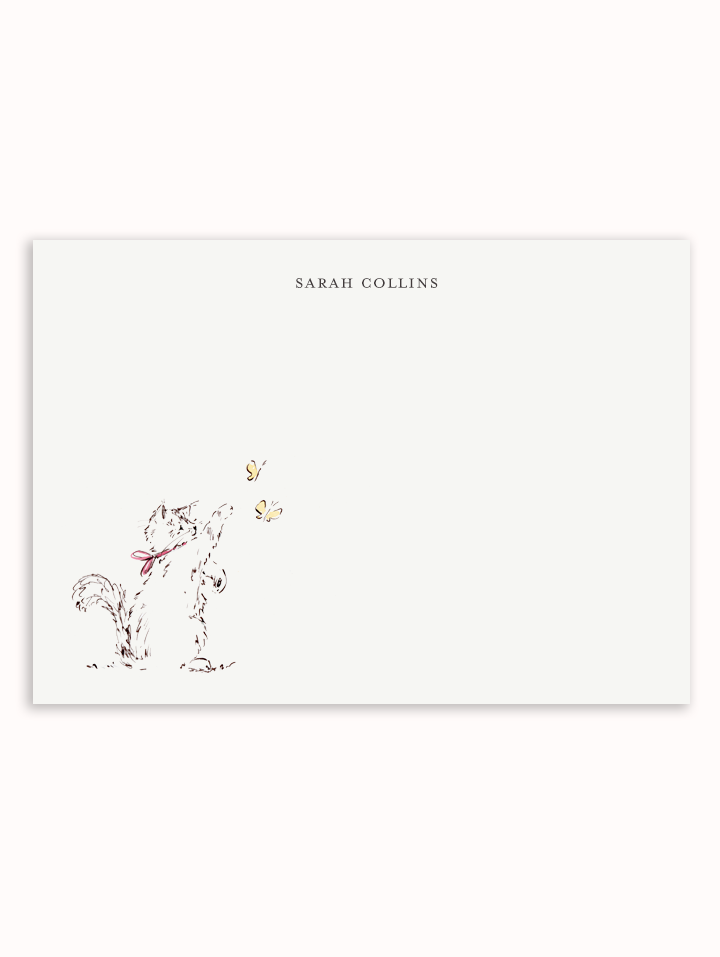 Kiko with Butterflies Stationery Set