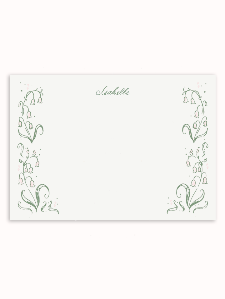 Lily of the Valley Stationery Set – SWINK | Sarah Writes In Ink