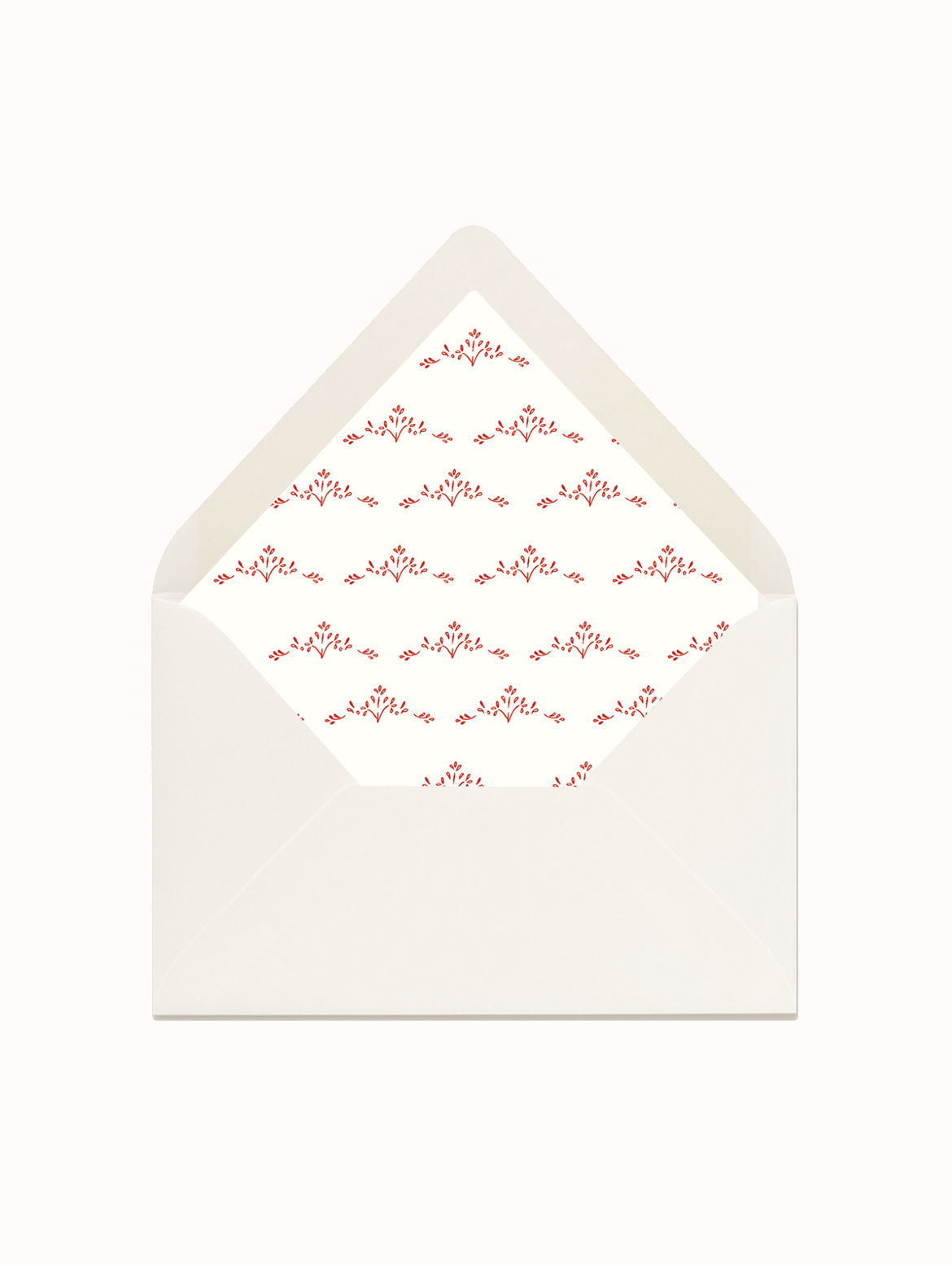 Embroidered Holiday Red Photo Christmas Card