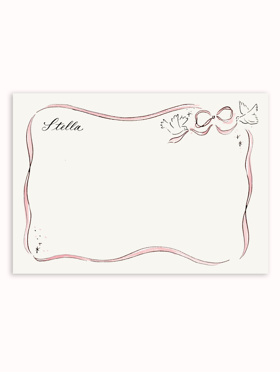 Love Birds Stationery Set