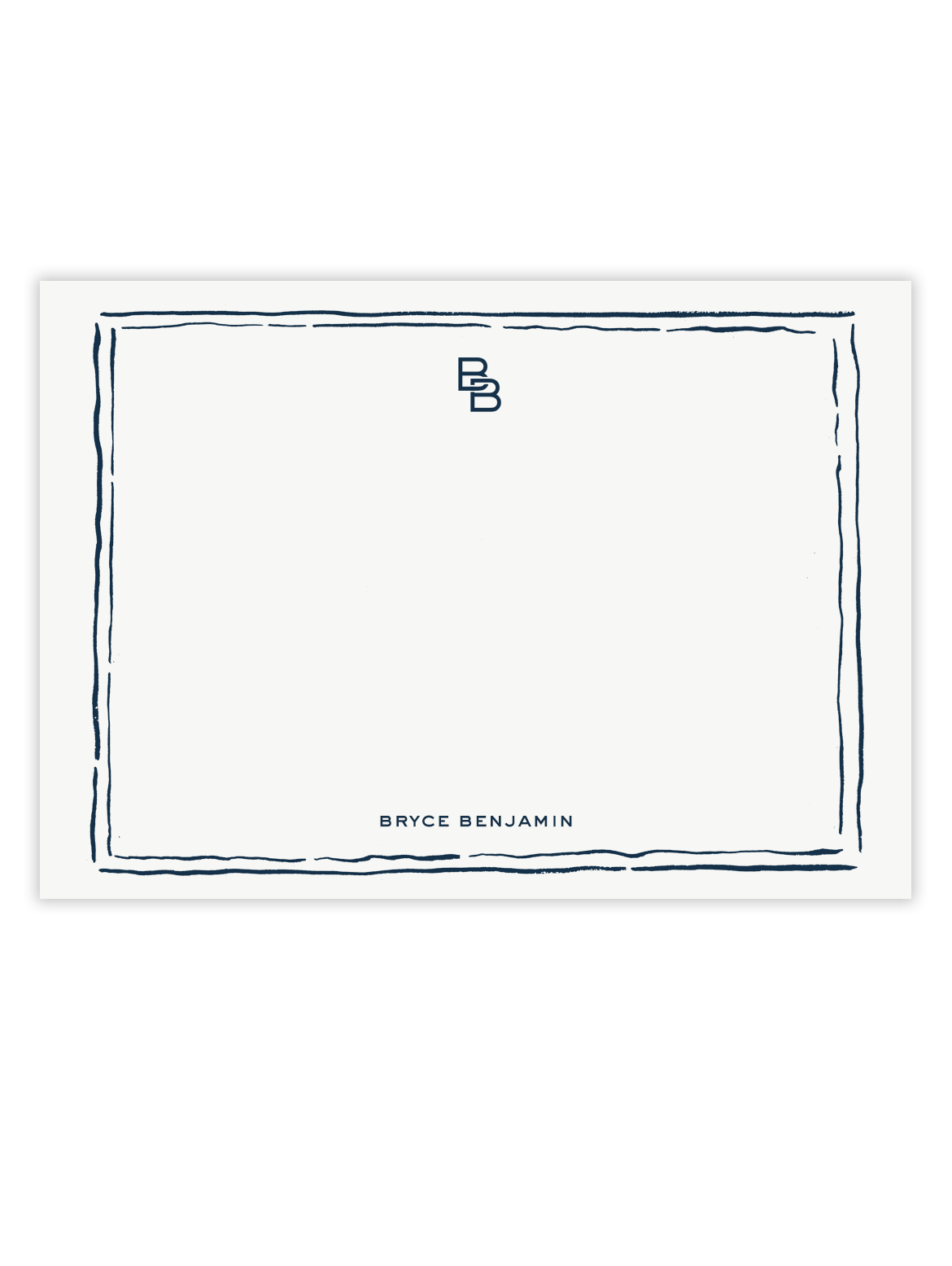 Ink Lined Border Stationery