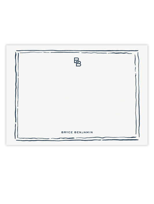 Ink Lined Border Stationery