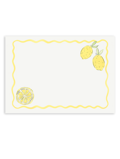Lemon Stationery Set