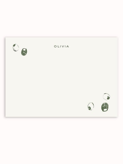 Olive Party Stationery Set