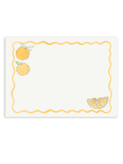 Oranges Stationery Set