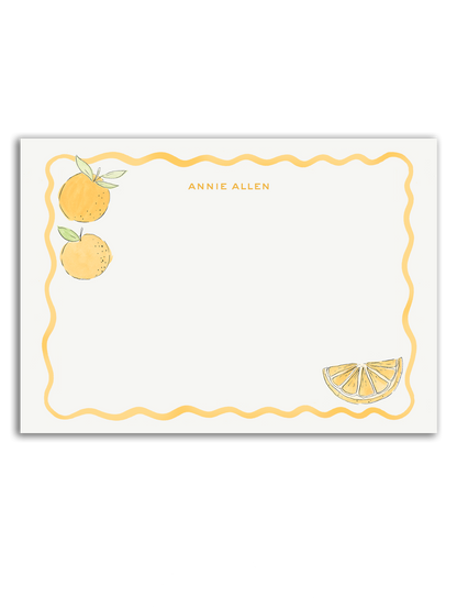 Oranges Stationery Set