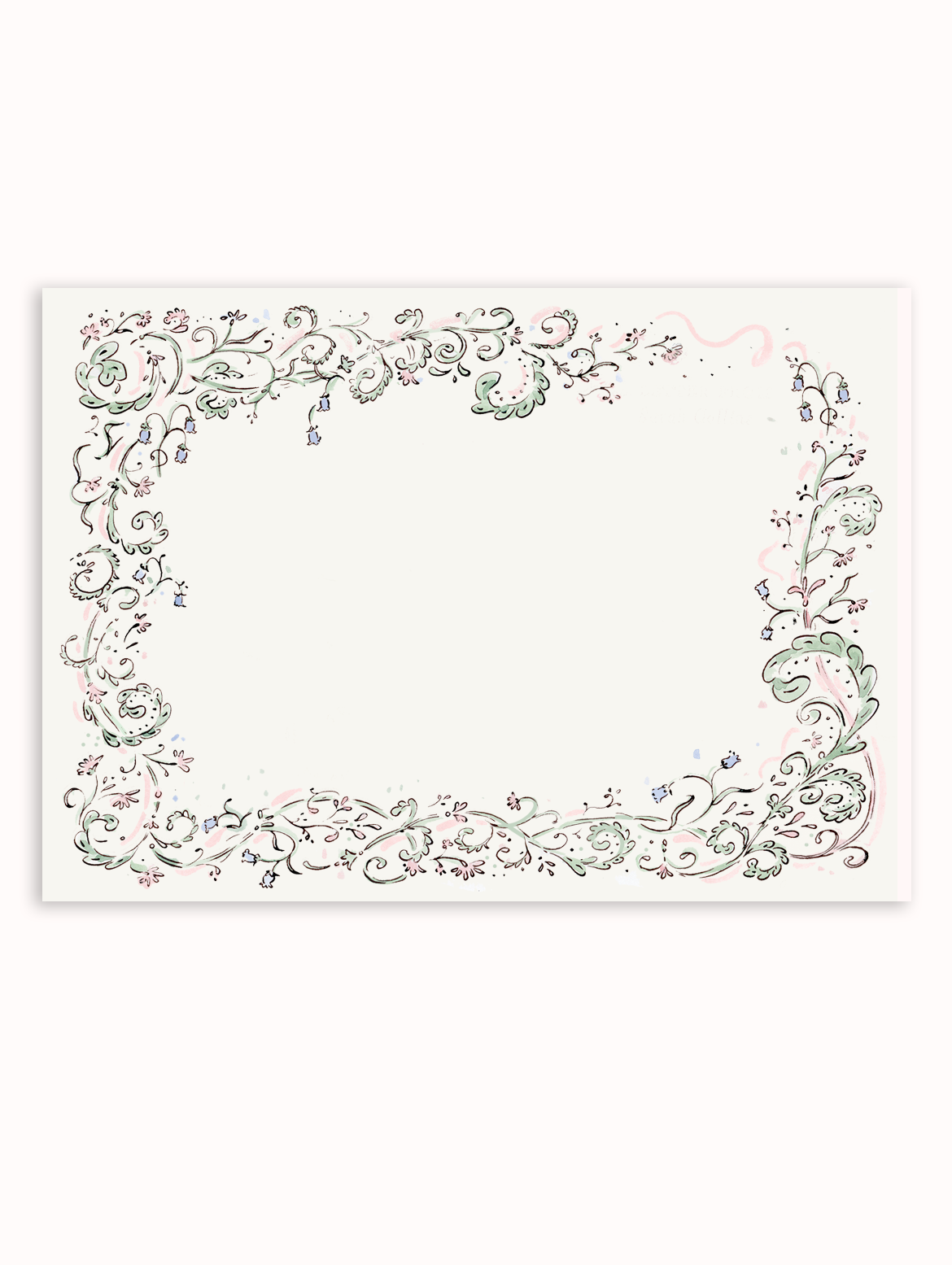 Ornate Border Stationery Set