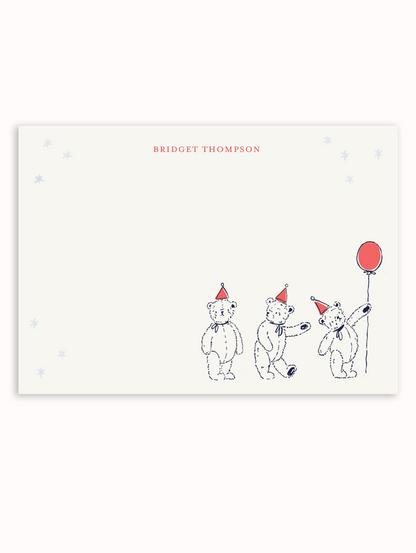 Party Bears Stationery Set